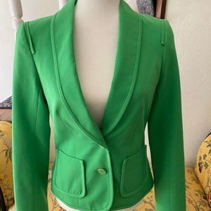 Size 4 spring green Trina Turk jacket.